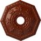 Ekena Millwork Nottingham Ceiling Medallion (Fits Canopies up to 4 5/8"), 18"OD x 3 1/2"ID x 1 1/2"P, Firebrick CM18NTFIF - alternate 1